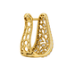 Elegant Gold Diamond Leaf Earrings