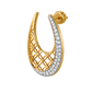 Elegant Gold Diamond Hoop Earrings