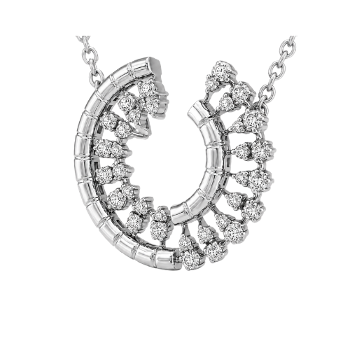 Openwork Diamond Pendant