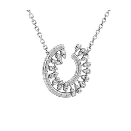 Openwork Diamond Pendant