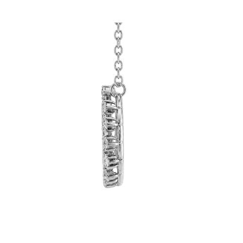 Openwork Diamond Pendant