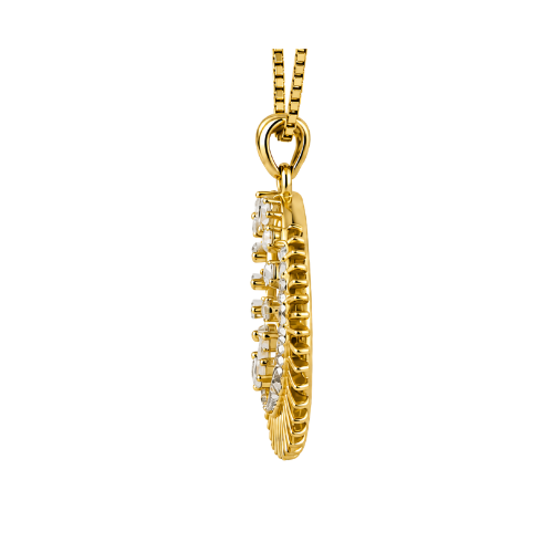 Classic Gold Diamond Pendant