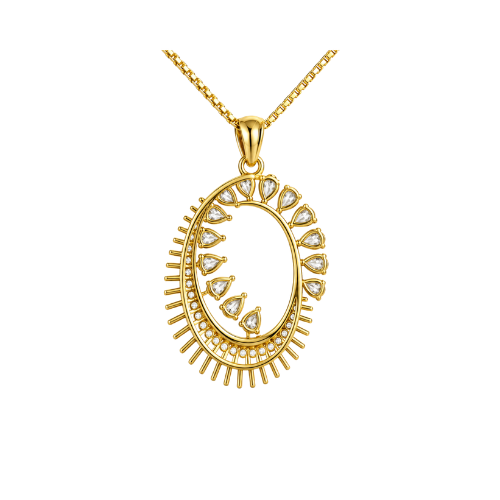 Classic Gold Diamond Pendant