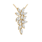 Gold Floral Diamond Pendant